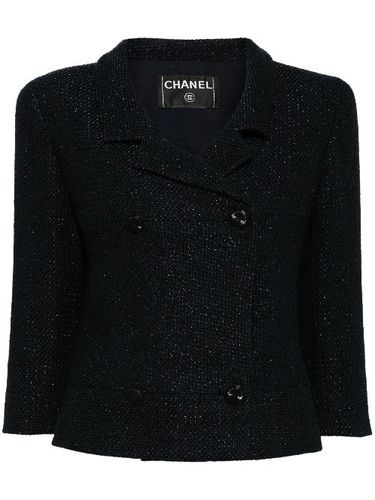 Veste en tweed à boutonnière croisée (2001) - CHANEL Pre-Owned - Modalova