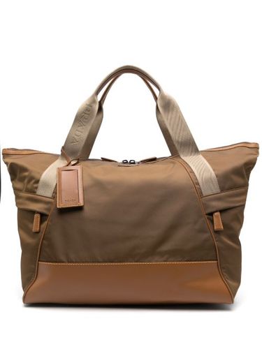 Sac fourre-tout à plaque logo - Prada - Modalova