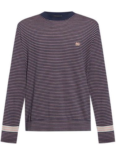 Pull rayé à broderies Pegaso - ETRO - Modalova