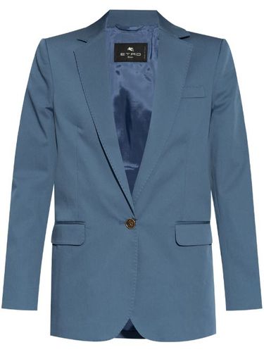 Blazer en coton à simple boutonnage - ETRO - Modalova