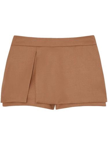 Short à effet jupe en flanelle - PINKO - Modalova