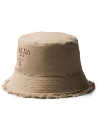 Bob à logo brodé - Prada - Modalova