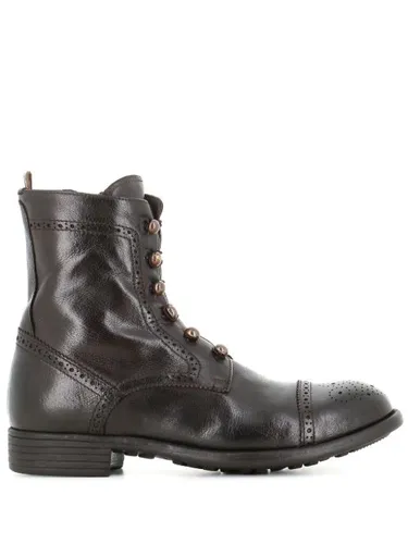 Bottines en cuir à lacets - Officine Creative - Modalova