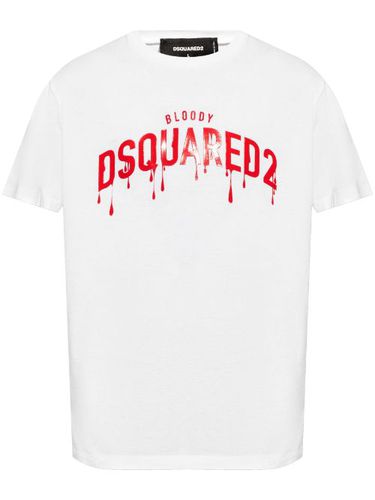 T-shirt en coton à logo imprimé - DSQUARED2 - Modalova