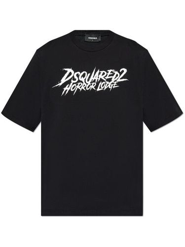 T-shirt en coton à logo imprimé - DSQUARED2 - Modalova