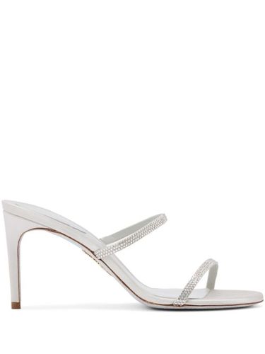 Sandales en satin à strass 100 mm - René Caovilla - Modalova