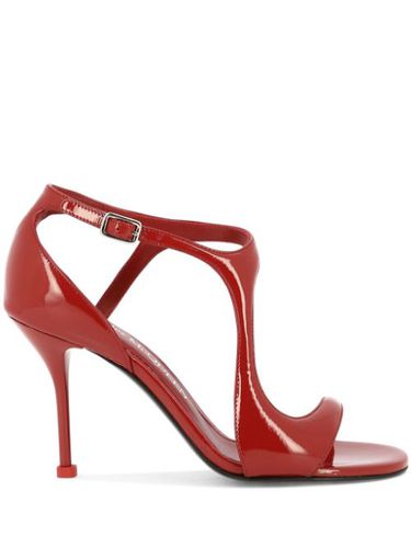 Sandales en cuir verni - Alexander McQueen - Modalova