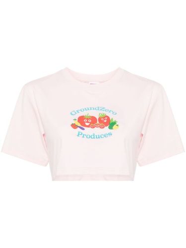 T-shirt crop à imprimé Vegatables - Ground Zero - Modalova