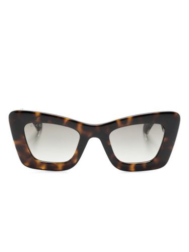 Lunettes de soleil à monture papillon - Gucci Eyewear - Modalova