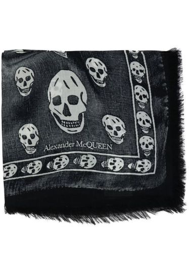 Foulard à imprimé tête de mort - Alexander McQueen - Modalova