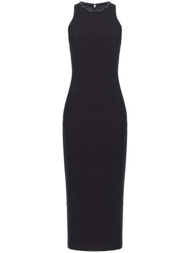 Robe mi-longue à ornements strassés - PINKO - Modalova