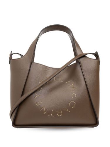 Sac cabas en cuir artificiel à logo perforé - Stella McCartney - Modalova