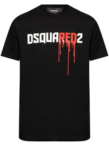 T-shirt en coton à logo imprimé - DSQUARED2 - Modalova