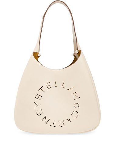 Sac cabas en cuir artificiel à logo perforé - Stella McCartney - Modalova