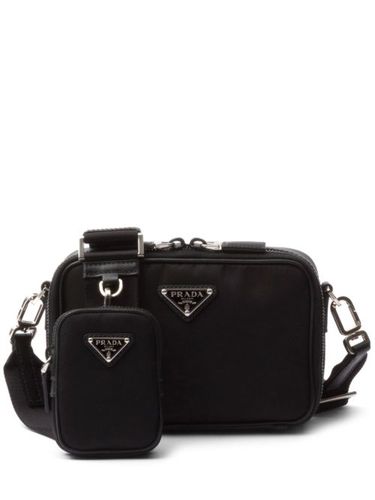 Sacoche Brique à logo triangulaire - Prada - Modalova