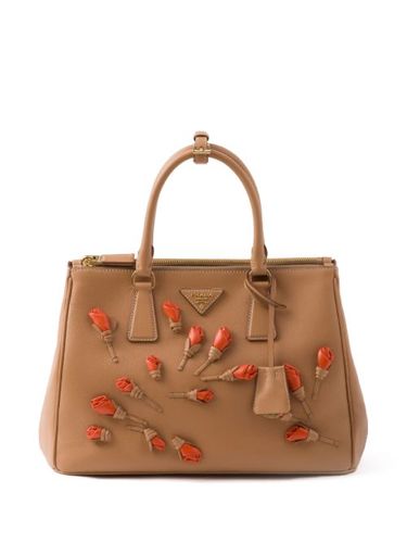 Grand sac à main Galleria en cuir Saffiano - Prada - Modalova