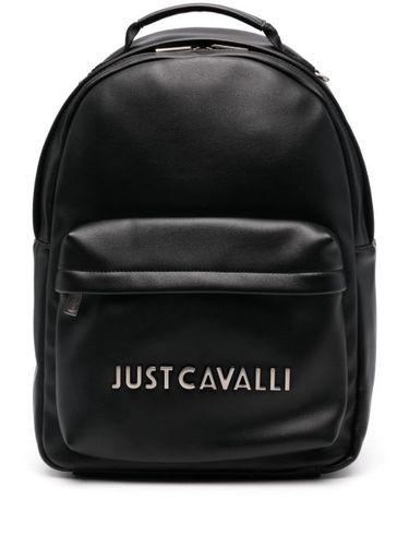 Sac à dos en cuir à logo - Just Cavalli - Modalova