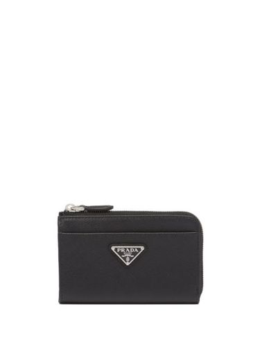 Porte-clés en cuir à plaque logo - Prada - Modalova