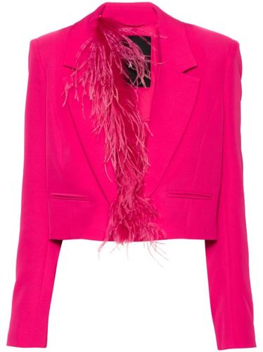 Blazer à détails de plumes - Patrizia Pepe - Modalova