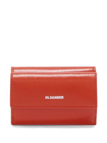 Mini portefeuille en cuir à rabat - Jil Sander - Modalova