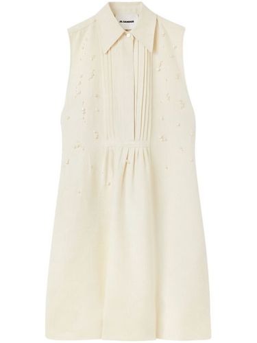 Robe-chemise à perles brodées - Jil Sander - Modalova