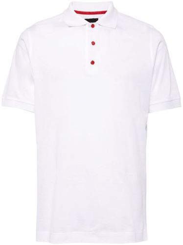 Kiton polo fin en coton - Blanc - Kiton - Modalova