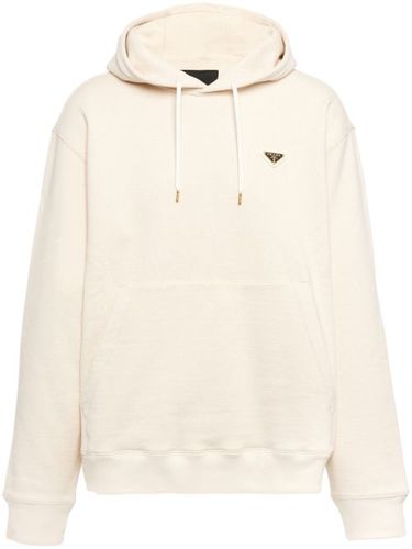Hoodie à logo triangles - Prada - Modalova