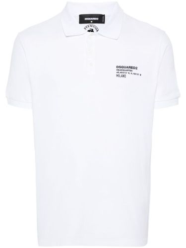 Polo à logo imprimé - DSQUARED2 - Modalova