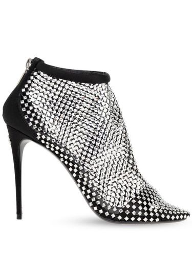 Escarpins en cuir à empiècements en mesh 110 mm - Dolce & Gabbana - Modalova