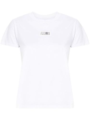 T-shirt en coton à motif signature - MM6 Maison Margiela - Modalova