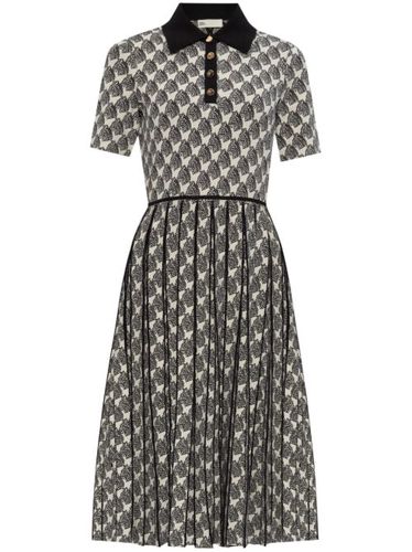 Robe mi-longue à motif abstrait - Tory Burch - Modalova