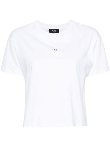 T-shirt en coton à logo imprimé - A.P.C. - Modalova