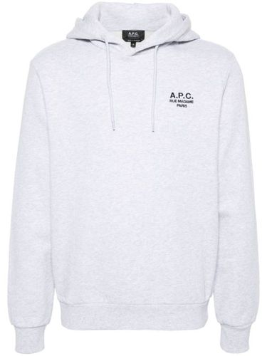 Hoodie en coton biologique à logo brodé - A.P.C. - Modalova