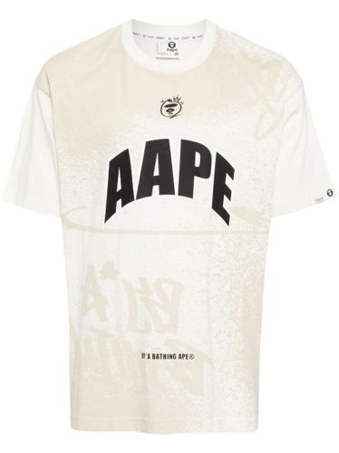 T-shirt à logo imprimé - AAPE BY *A BATHING APE® - Modalova