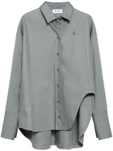 Chemise asymétrique à logo brodé - The Attico - Modalova