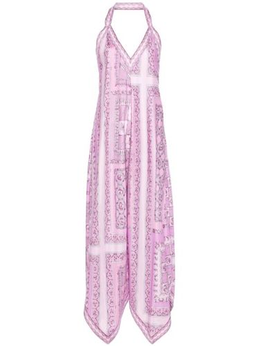 Robe mi-longue en soie à imprimé Festa - PUCCI - Modalova