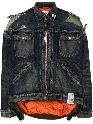 Veste en jean à design superposé - Maison MIHARA YASUHIRO - Modalova