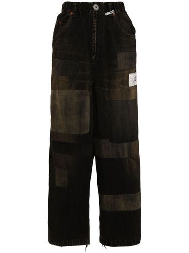 Jean court à design patchwork - Maison MIHARA YASUHIRO - Modalova