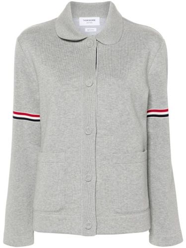 Veste en coton à bande tricolore - Thom Browne - Modalova