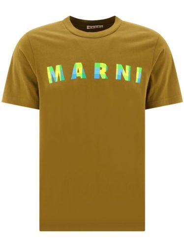 T-shirt en coton à logo imprimé - Marni - Modalova