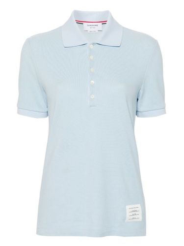 Polo rayé à patch logo - Thom Browne - Modalova