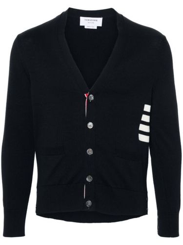Cardigan en coton à col v - Thom Browne - Modalova