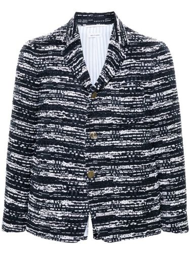 Blazer en tweed à design structuré - Thom Browne - Modalova