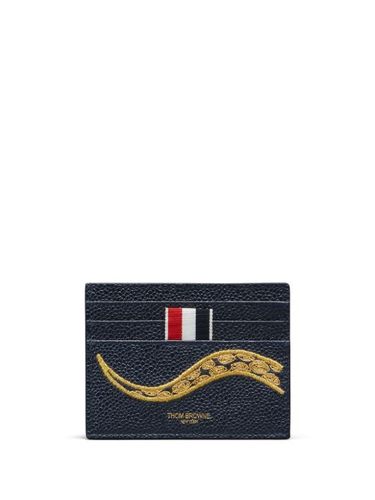 Porte-cartes à broderies - Thom Browne - Modalova