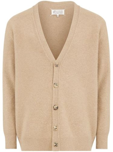 Cardigan en laine à col v - Maison Margiela - Modalova