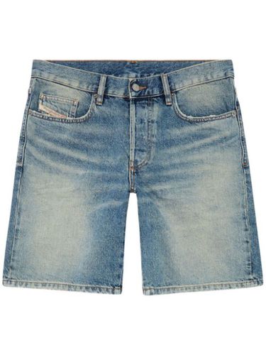 Short en jean à coupe droite - Diesel - Modalova