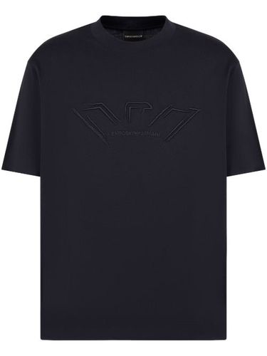 T-shirt à logo en relief - Emporio Armani - Modalova