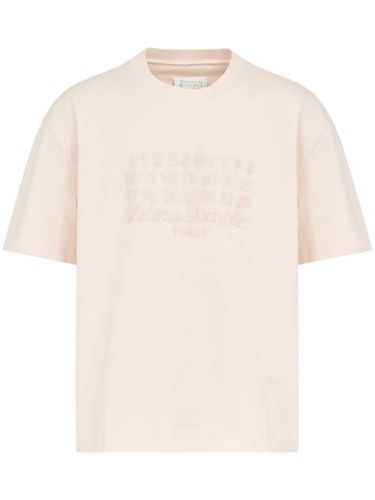 T-shirt en coton à logo brodé - Maison Margiela - Modalova