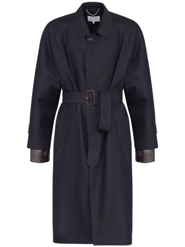 Trench irisé à taille ceinturée - MM6 Maison Margiela - Modalova