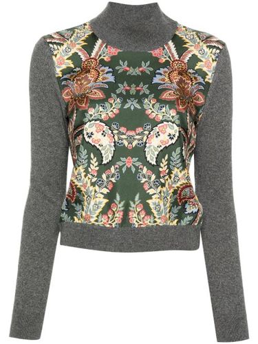 Pull à empiècement contrastant - ETRO - Modalova